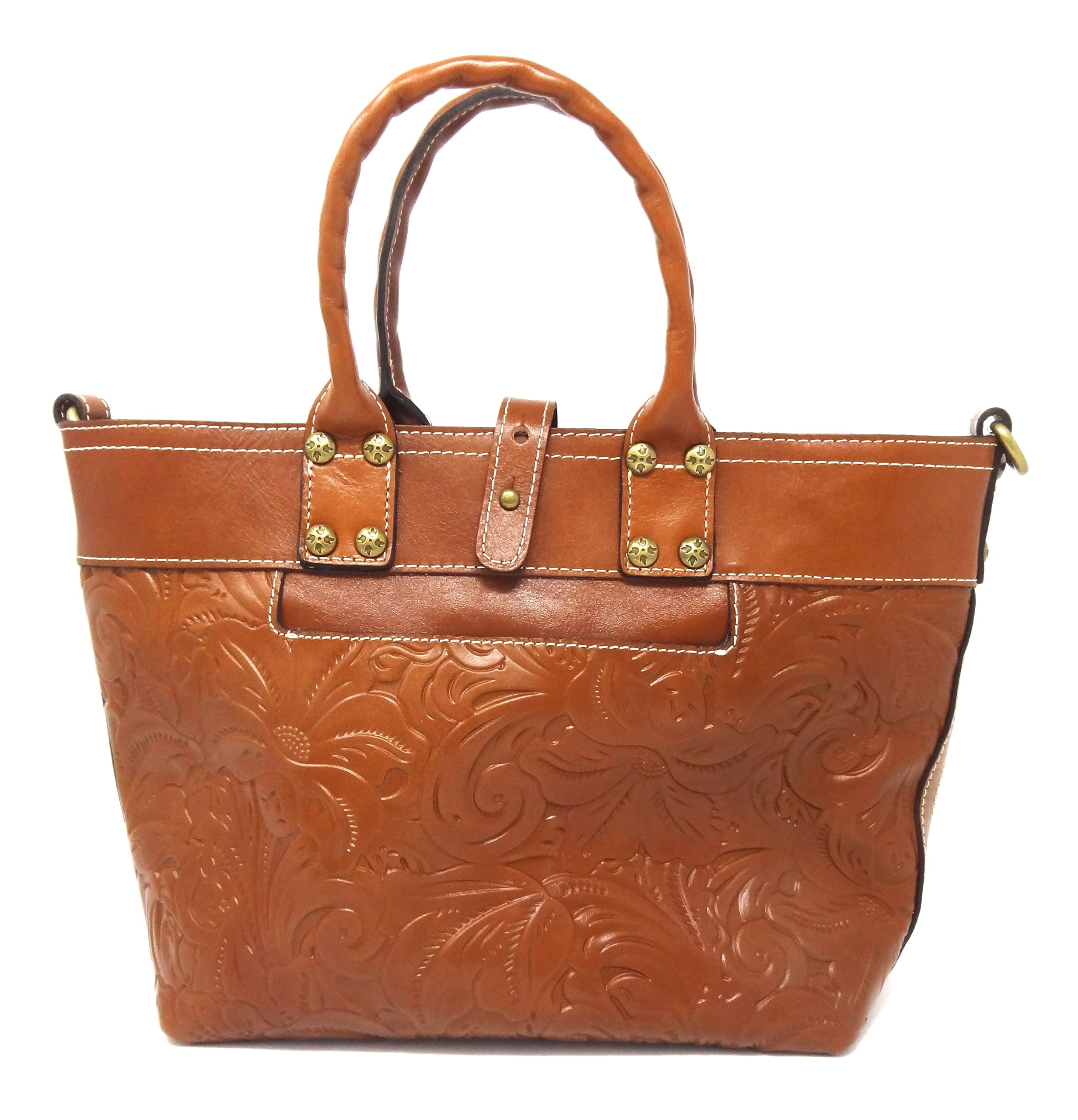 Patricia Nash Tooled Analia Top Handle Crossbody Tote Florence