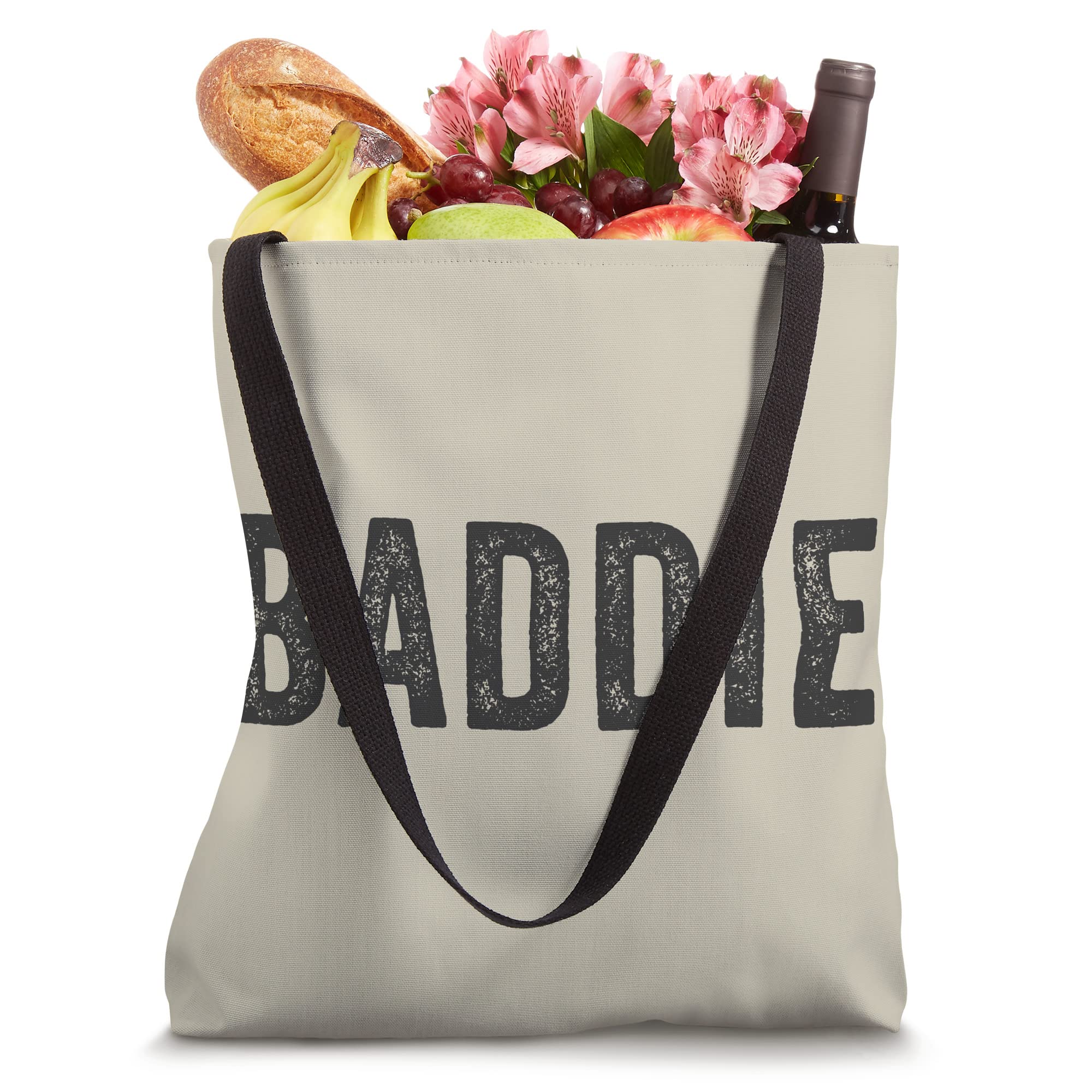 Baddie Aesthetic Funny Social Media Slang Phrase Tote Bag