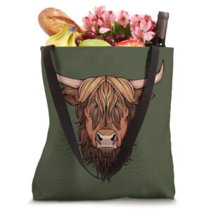 Scottish Highland Cattle Hairy Cow Breeders Farmer Farm Tote Bag