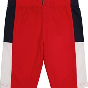 Tommy Hilfiger Boys' Basketball Training Shorts, Featuring Lightweight Mesh, Elastic Waistband with Drawstring