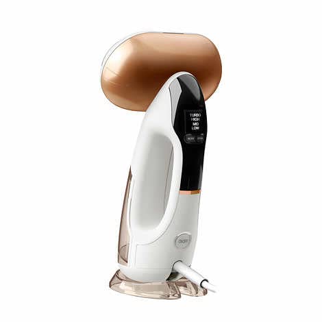 Conair Hand-Held Turbo ExtremeSteam Garment Steamer, Steam and Iron, 2-IN-1 with Turbo, One Size, Gold/White