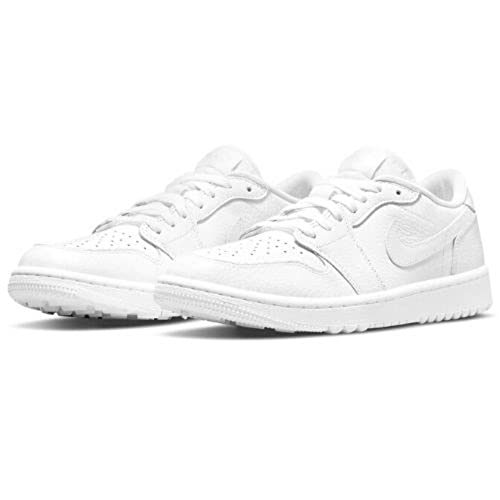 Jordan Mens Air 1 Low Golf DD9315 101 Triple White - Size 10