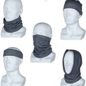 Balaclava Headwear Protection Unisex Half Mask Ladies Men's Fishing Safety Mask Adult Neck Cycling Outdoor Cycling Mask Sports Bandana(H-White-1)