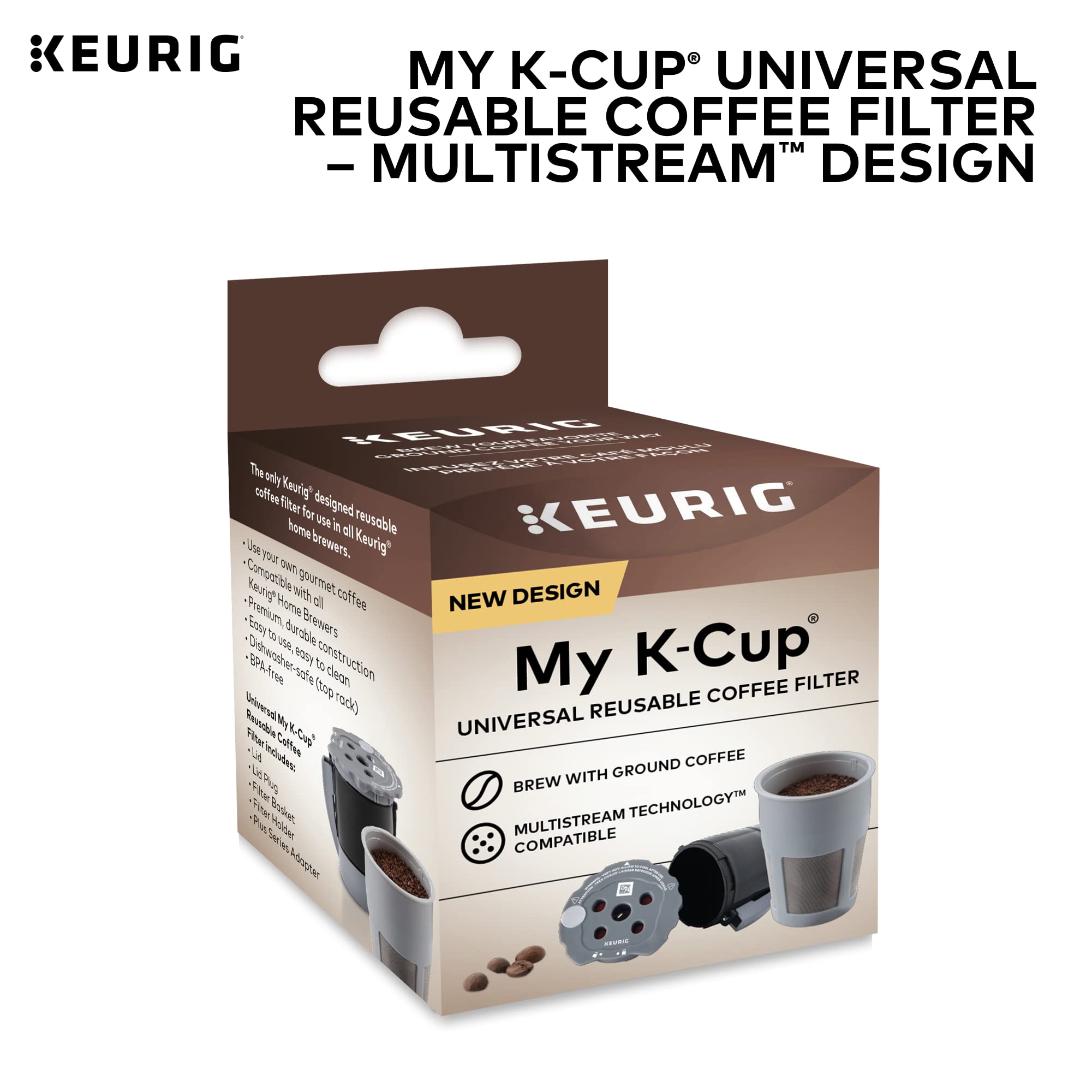 Keurig My K-Cup Reusable Filter with 3-Month Maintenance Kit