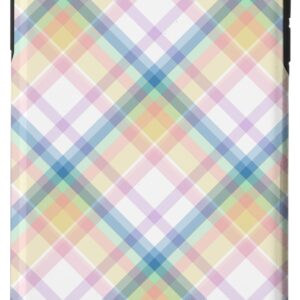 iPhone XS Max Cute Spring Tartan Check Pattern For Girls Simple Decorative Case