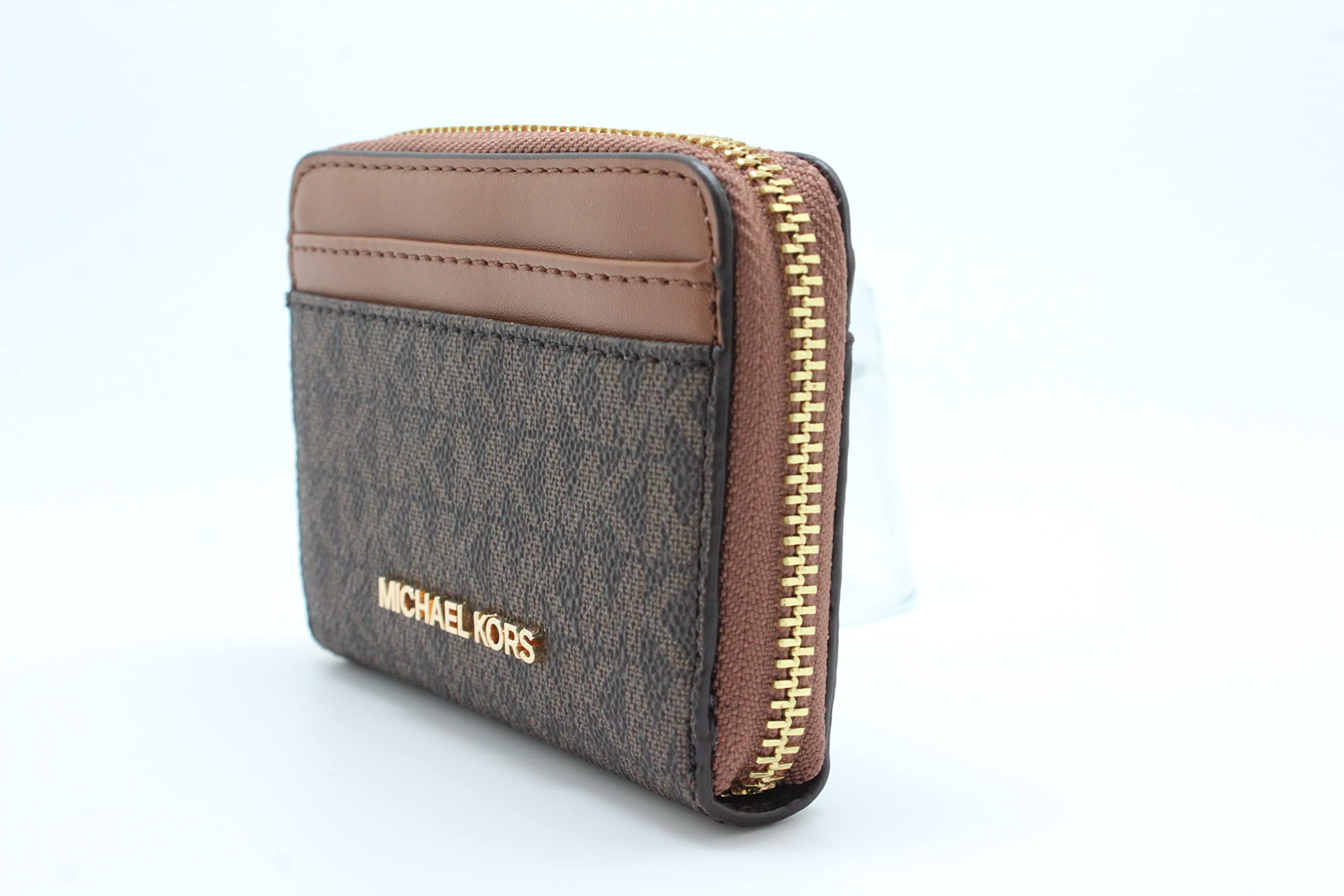 MICHAEL KORS(マイケルコース) Women's Card Case Wallet, Brown, Small