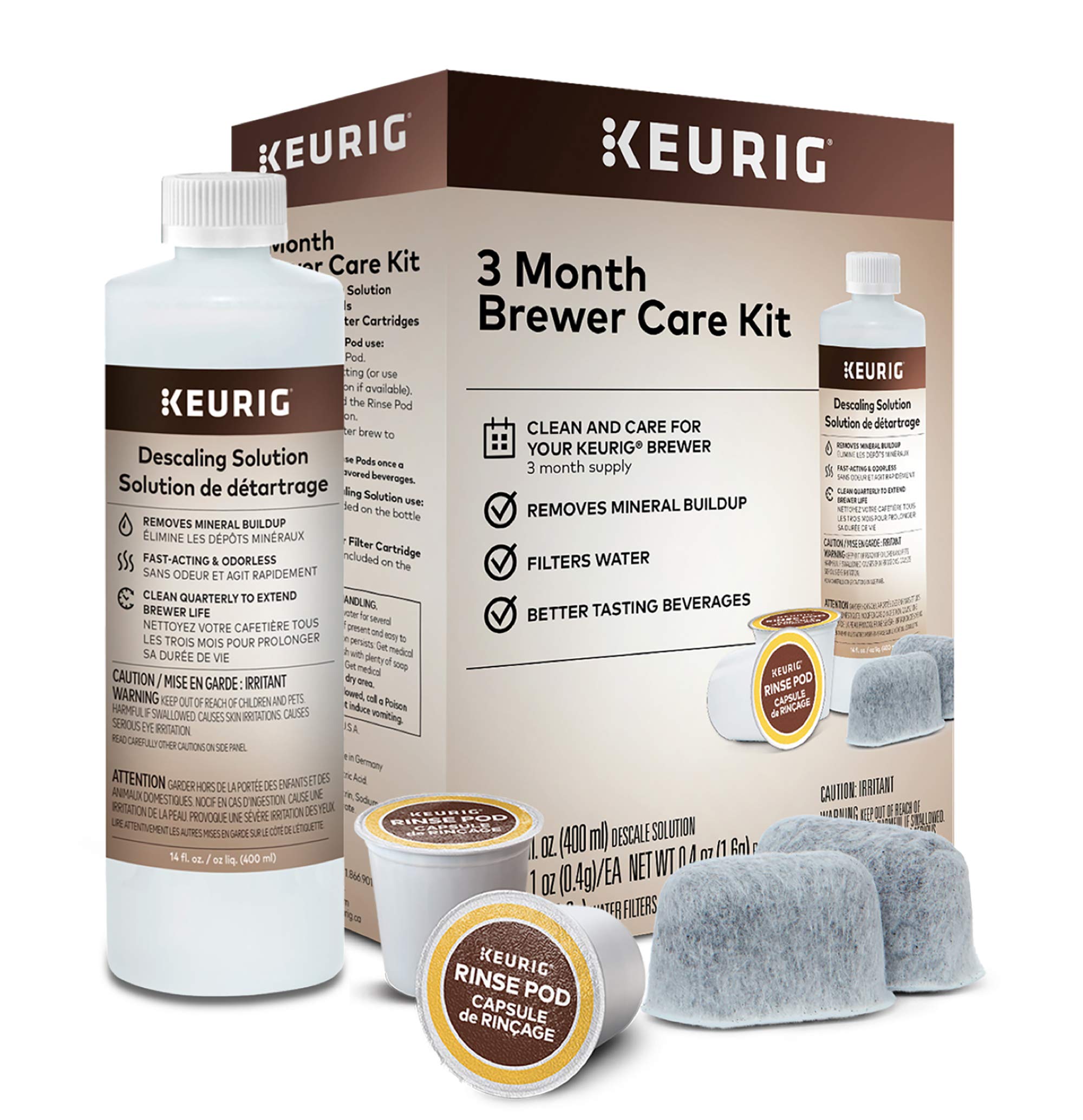 Keurig My K-Cup Reusable Filter with 3-Month Maintenance Kit