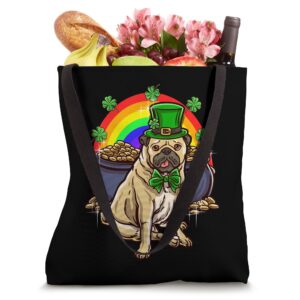 Saint Pattys Day Dog Owner Ireland Clover Tote Bag