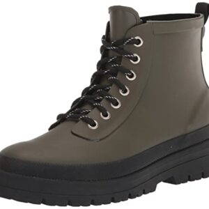 Chooka Mens Redmond Waterproof Hiker Rain Boot, Olive, 7 US