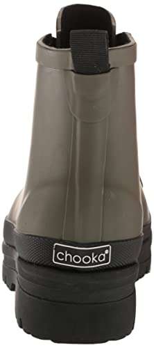 Chooka Mens Redmond Waterproof Hiker Rain Boot, Olive, 7 US