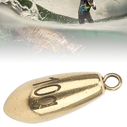 nwejron Fishing Sinkers Set, Alloy Copper Fishing Weights Fishing Sinkers Accessories Kit for Fishing Lovers for Fishing Tool(10g)