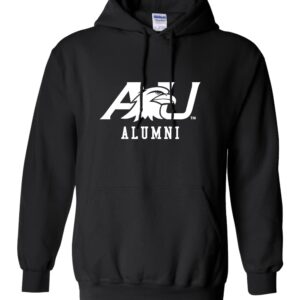 CreateMyTee | Ashland U University Alumni Hooded Sweatshirt (Black, X-Large)