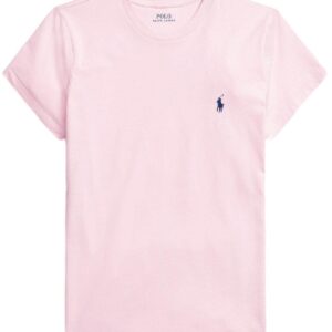 Polo Ralph Lauren Womens Crew Neck Jersey T-Shirt (X-Large, LitePink)