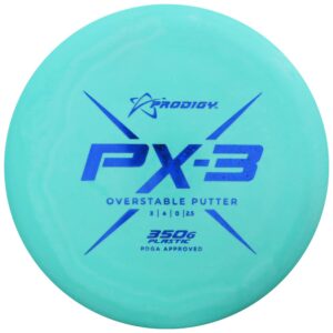 prodigy disc 350g series px3 putter golf disc [colors may vary] - 170-174g