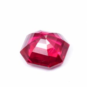 6.95 Ctw Flawless Mozambique Pigeon Blood Red Ruby Radiant Cut Gemstone GIT Certified Beautiful and Luster Making Jewelry & Ring Product