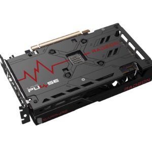 Sapphire 11310-04-20G Pulse AMD Radeon RX 6600 LITE Edition HDMI DP Gaming Graphics Card with 8GB GDDR6, AMD RDNA 2