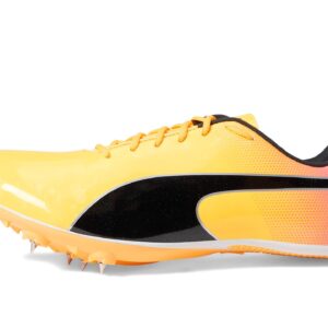 PUMA Mens Evospeed Sprint 14 Track and Field Shoe, Sun Stream-Sunset Glow-PUMA Mens Black, 10