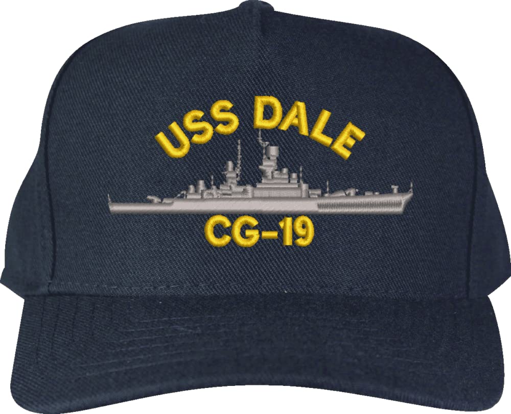 USS Dale CG-19 Ship Custom Embroidered Cap Navy