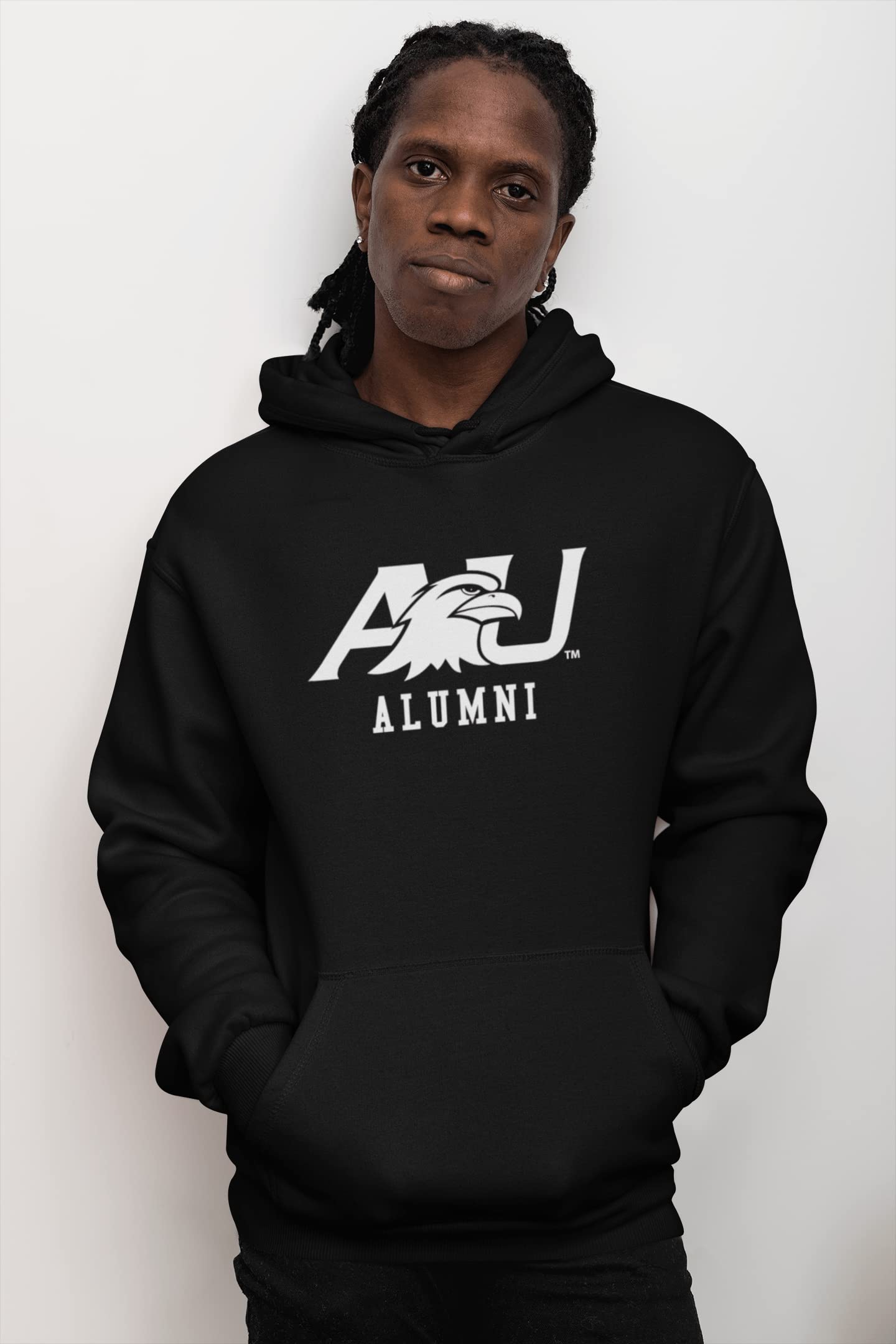 CreateMyTee | Ashland U University Alumni Hooded Sweatshirt (Black, X-Large)