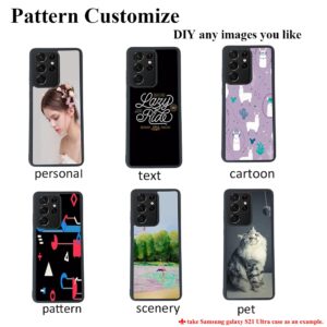 JUSTRY 5PCS Sublimation Blanks Phone Case Compatible with Samsung Galaxy S22 Ultra 5G Case,2 in 1 2D Soft Rubber TPU Blank DIY Phone Case Cover Heat Press, Easy to Sublimate Glitter Finish