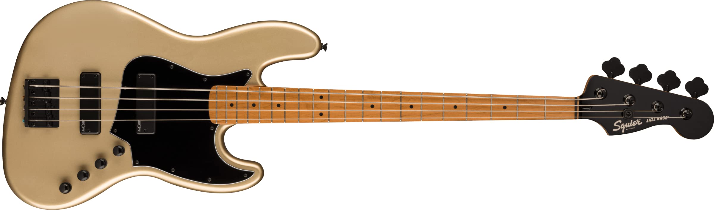 Squier Contemporary Jazz Bass, Shoreline Gold, Roasted Maple Fingerboard