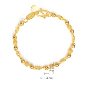 CHOW SANG SANG 999.9 24K Solid Gold Price-by-Weight 9.73g Gold Bracelet for Women 20692B |, 19