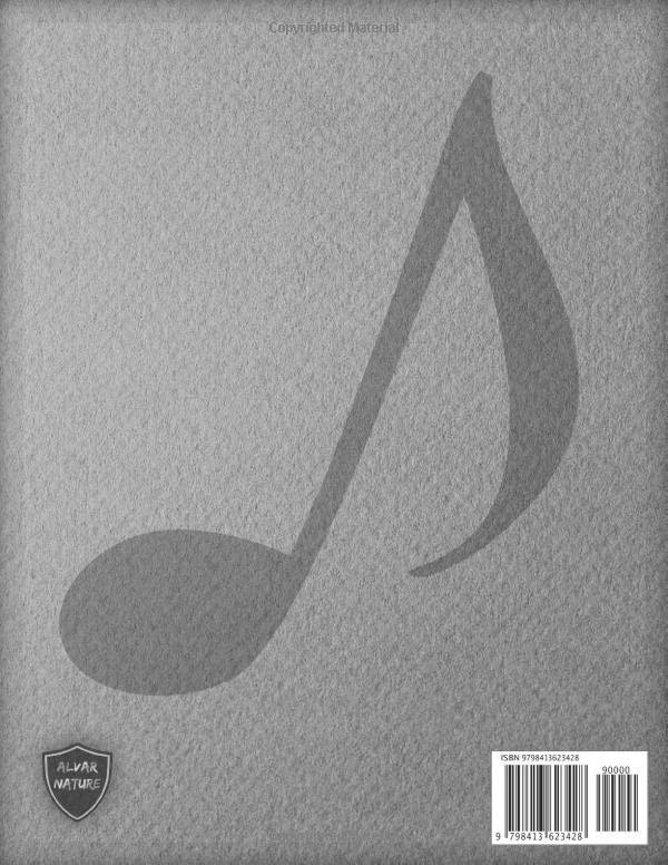 Blank sheet music notebook: Music Note Cover, 12 Staves , Music Manuscript Paper, Staff Paper,Musicians Notebook, Vintage Sheet Music Cover