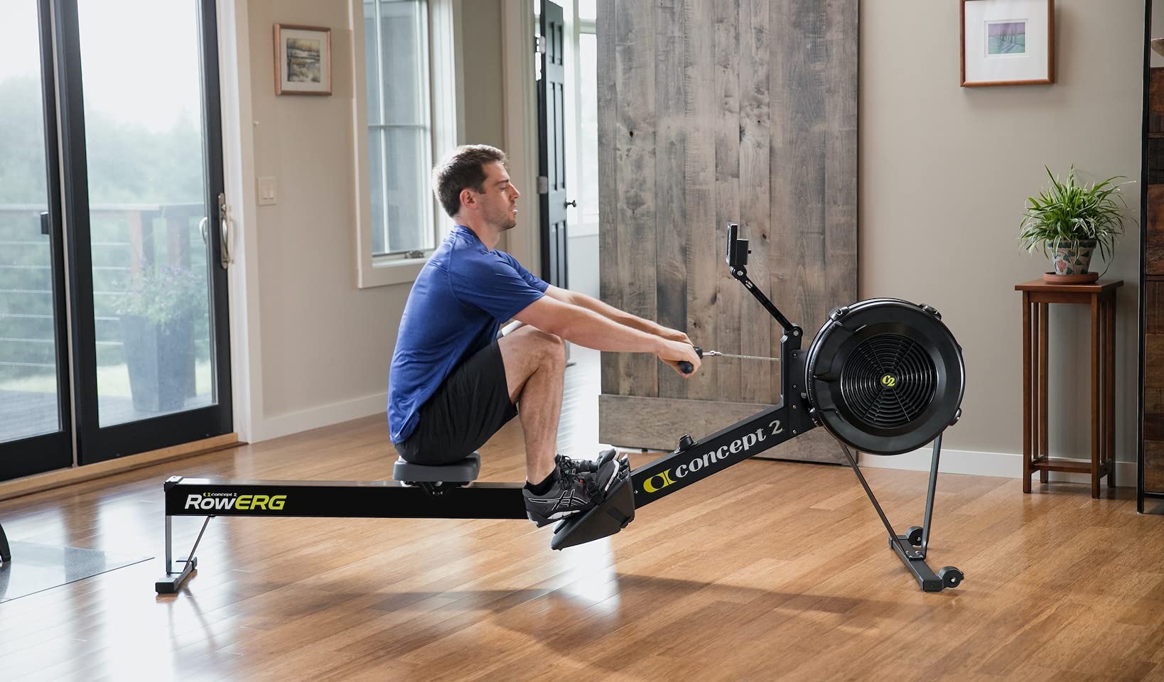 Concept2 Model D Indoor Rowing Machine with PM5, Tall Legs and Polar H10 ANT+ Heart Rate Monitor, M-XXL: 26-36" HRM