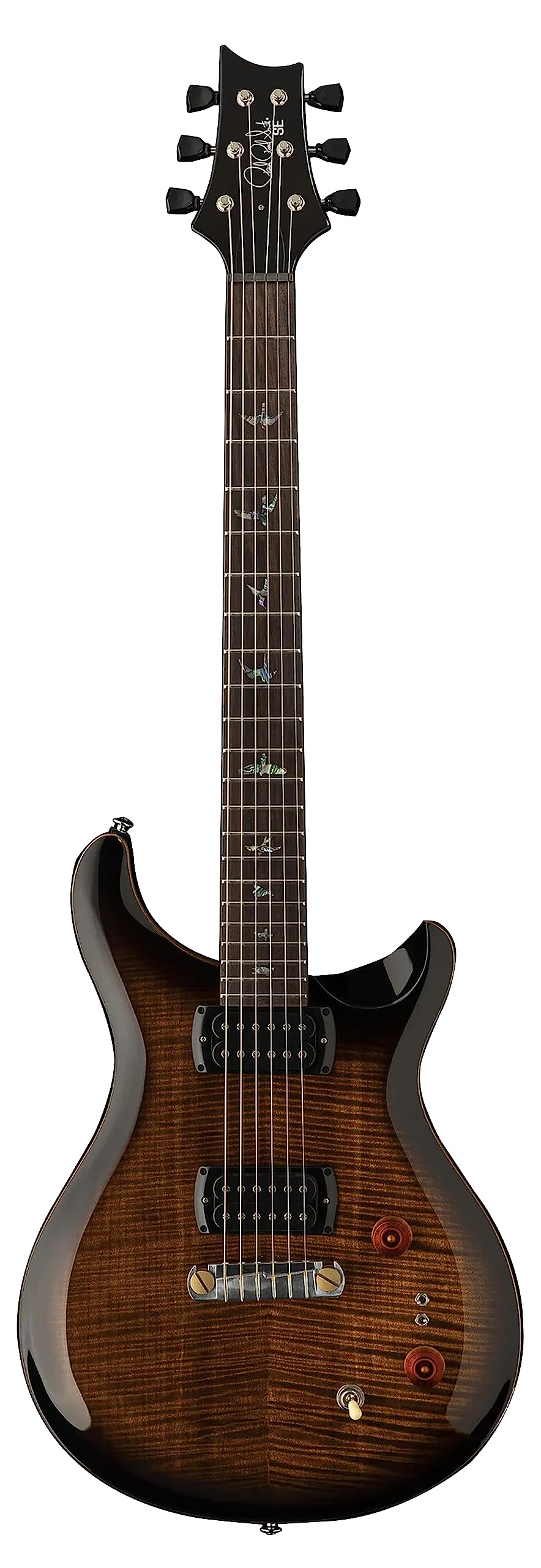 PRS Guitars 6 String SE Pauls Guitar, Black Gold Sunburst with Bag, Right, (103495::BG:)