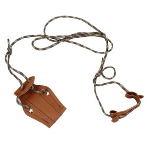 SOPOGER Archery Stringer Recurve Bow Stringer Tool, Longbow Stringer Tool to Install Bow String Easily Archery Bow Stringer for Recurve Bow Accessories (Brown)