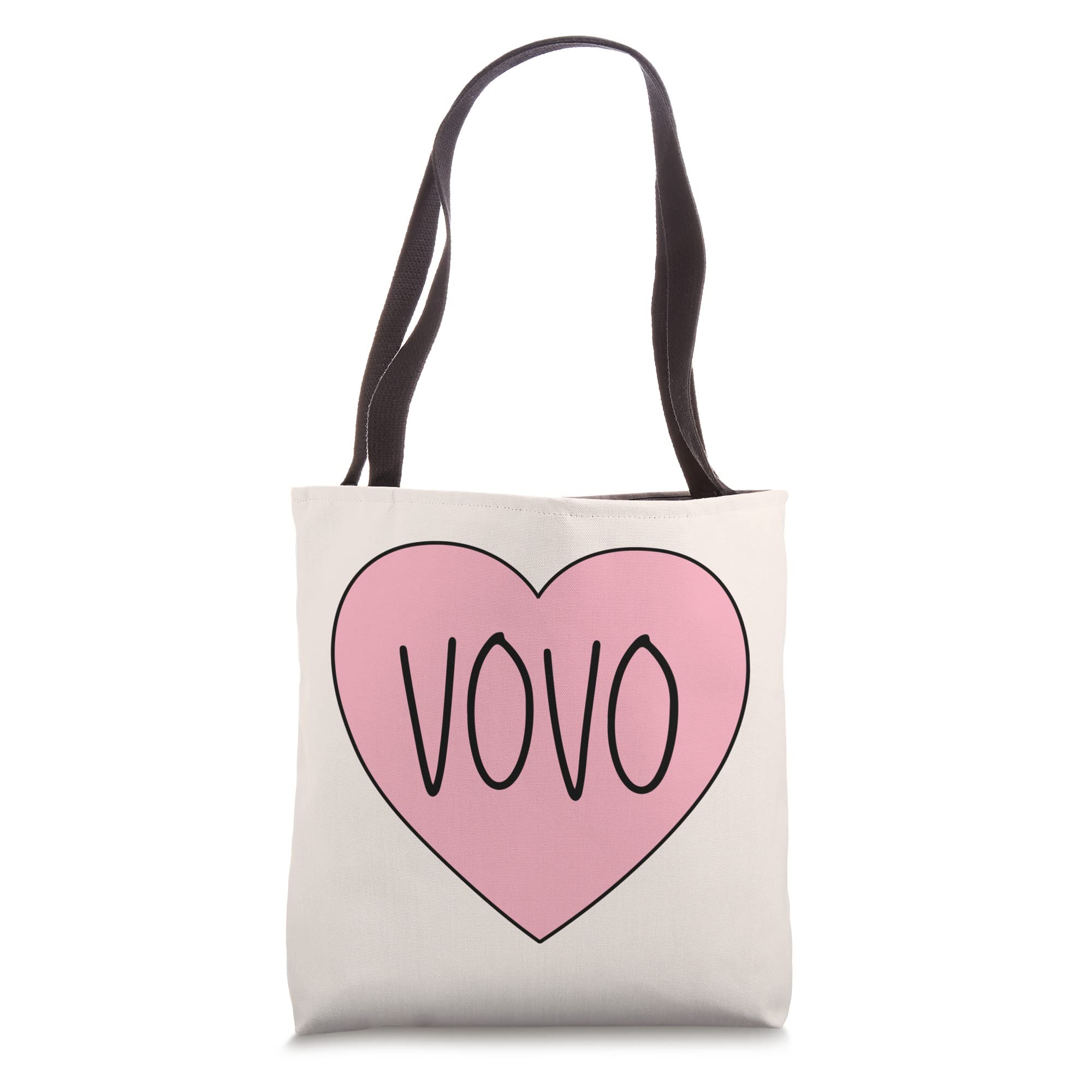 Love Heart Vovo Portuguese Grandma Grandmother Simple Vovo Tote Bag