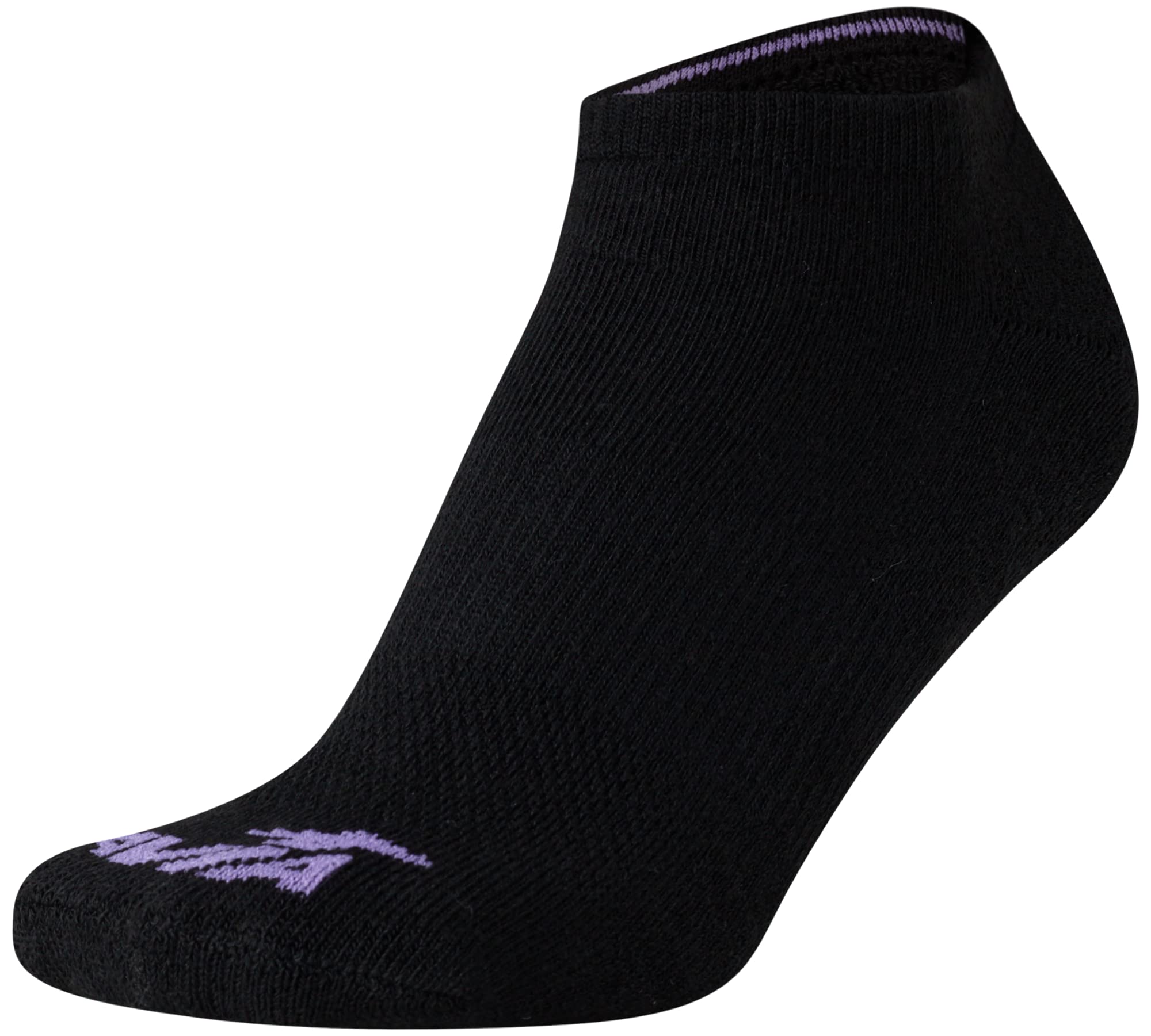 Avia Women's Athletic Socks - Lightweight Low Cut Running Socks (10 Pack), Size 9-12, All Black