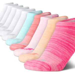 Avia Women's Athletic Socks - Lightweight Low Cut Running Socks (10 Pack), Size 9-12, Pink