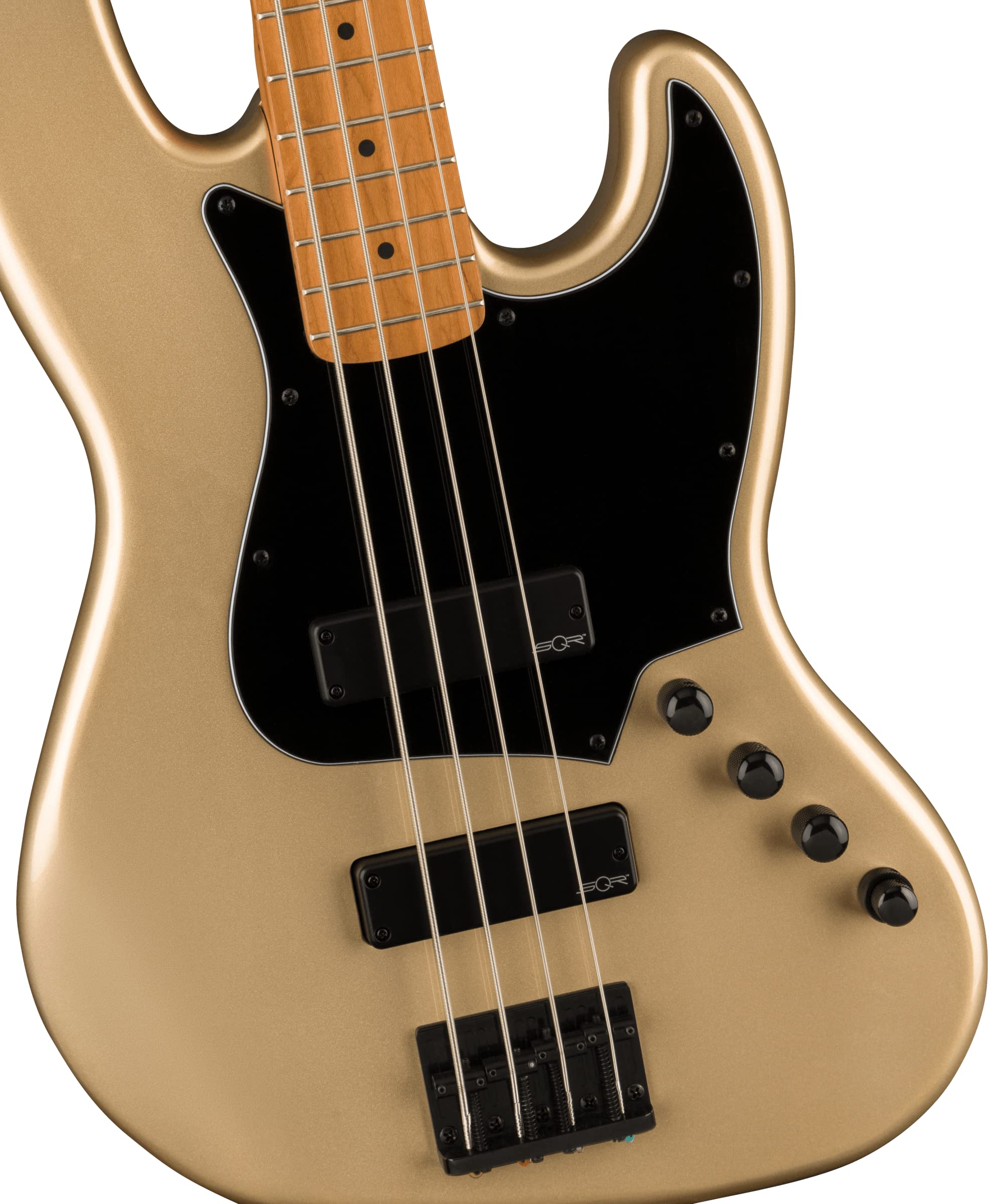 Squier Contemporary Jazz Bass, Shoreline Gold, Roasted Maple Fingerboard