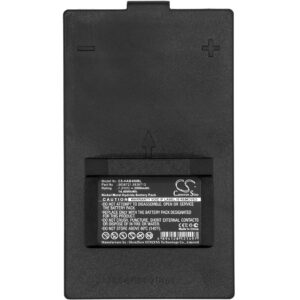 Replacement Battery for Hiab Dulevo 5000 Combi 983.6713 H983.6721 FUA 41 9836721 H983.6713 983.6721 RNBB7215 AF-HI40000M (2000mAh) Ni-MH