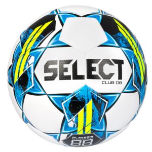 select club db v22 soccer ball, white/blue/yellow, size 4