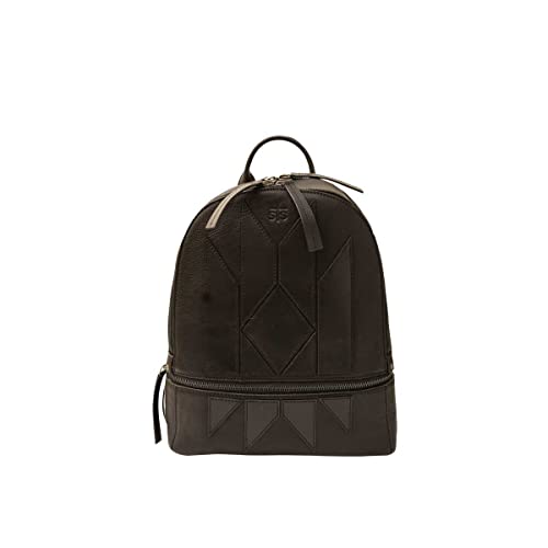 STS Ranchwear Women's Compact Multi-Function Leather Kai Collection Backpack, Black, One Size