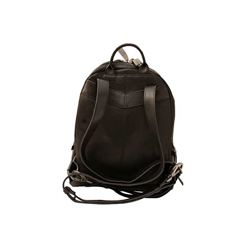 STS Ranchwear Women's Compact Multi-Function Leather Kai Collection Backpack, Black, One Size