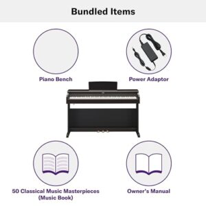 Yamaha, 88-Key Digital Pianos-Home (YDP165B)