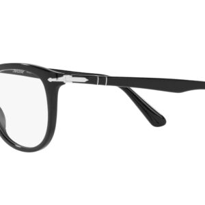 Persol PO3278V Square Prescription Eyewear Frames, Black/Demo Lens, 51 mm