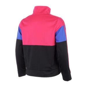 adidas Colorblock Tricot Track Jacket (Large, Real Magenta)