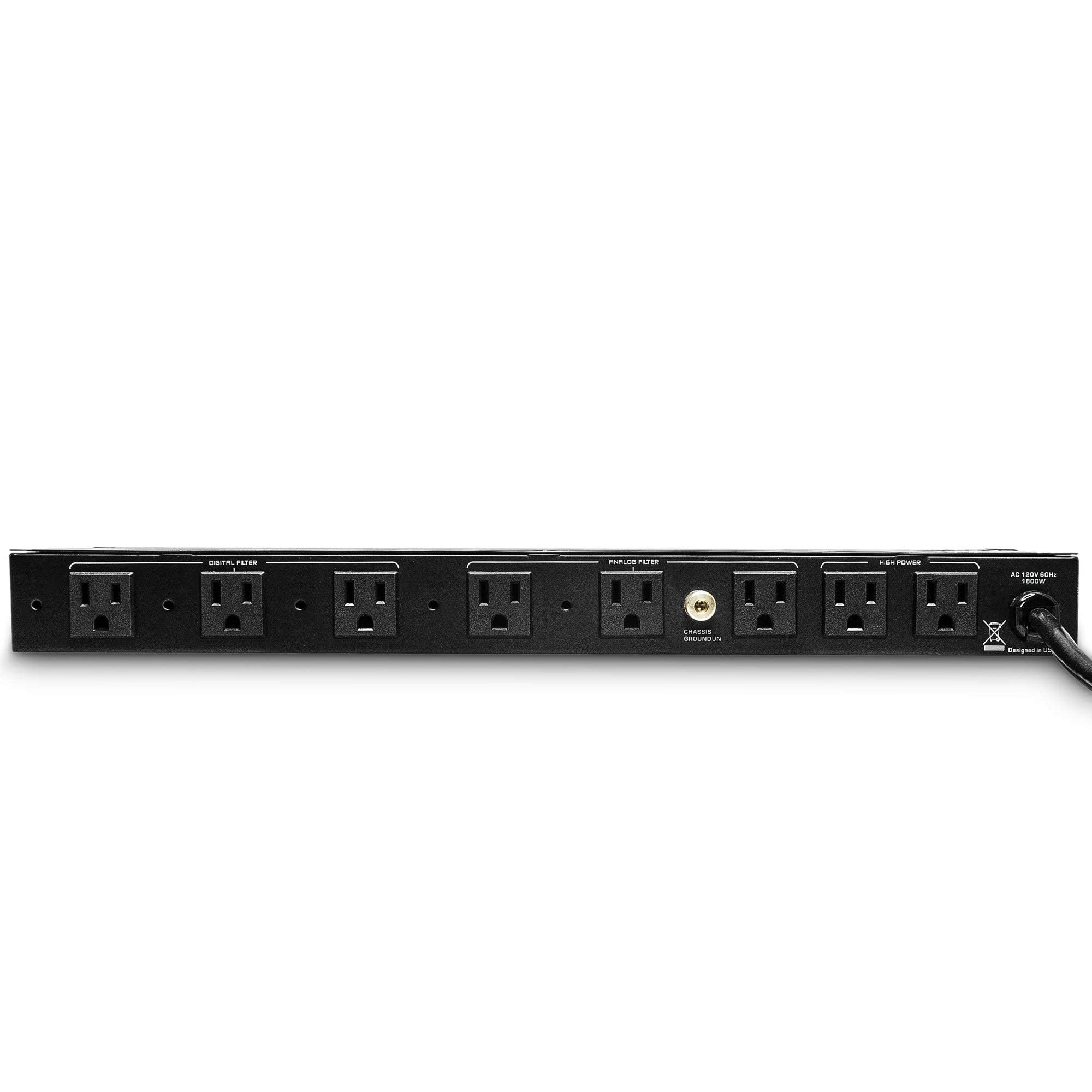 Soundavo PMX-1100 Power Conditioner/Surge Sequencer 10 Protected Outlets and 3 Zones 15A with USB Charger