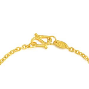 CHOW SANG SANG 999.9 24K Solid Gold Price-by-Weight 6.73g Gold Bracelet for Women 09235B |, 17