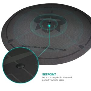 Rebuff Reality VR Mat-Super Soft 55" x 0.28" Round Exercise Mat-Comfortable, Non-Slip, Meditation Mat for VR Dancing Virtual Reality