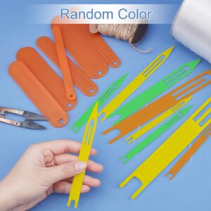 SUPERFINDINGS Fishing Netting Needle Repair Kits Including 1pc Sharp Steel Scissors 9 Sizes Plastic Fishing Net Shuttle and 6 Sizes Plastic Mending Fishing Net Tools