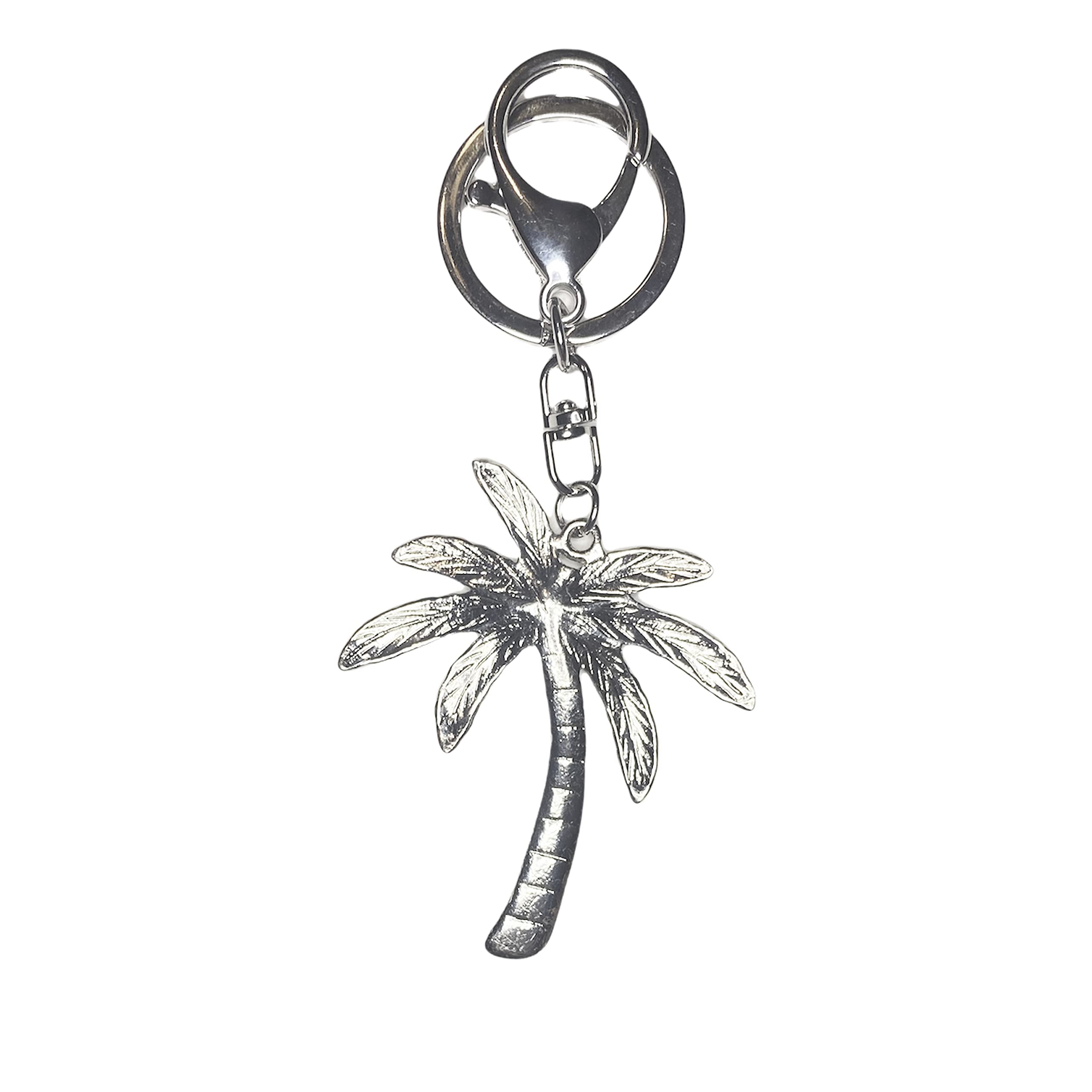 Sonoran Souvenirs Palm Tree Green Rhinestone Bling Bag Charm Tropical Party Favor Gifts Crystal Purse Charm