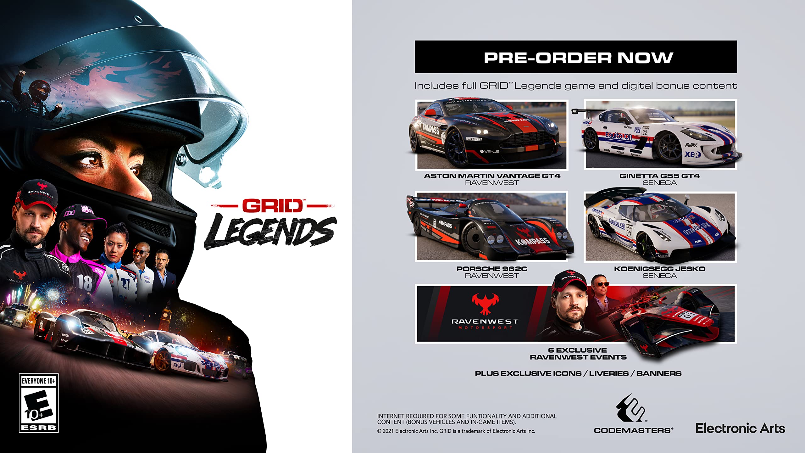 Grid Legends: Standard – PC Origin [Online Game Code]