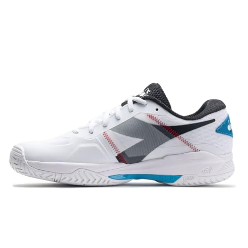 Diadora Trofeo Ag Pkl, Color: White/Black/Blue Jewel, Size: 10 (101.178982C9811.10)