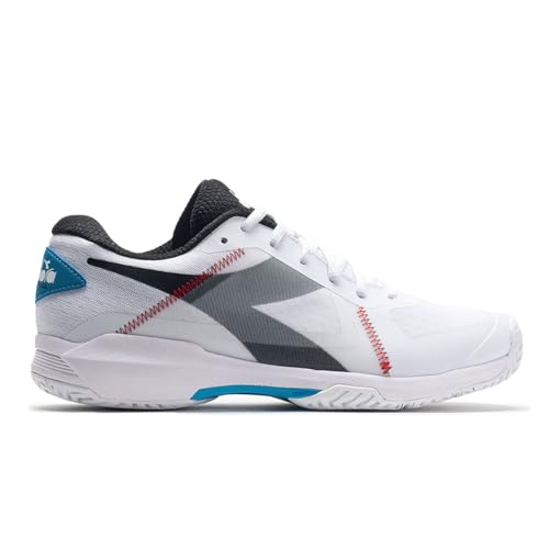 Diadora Trofeo Ag Pkl, Color: White/Black/Blue Jewel, Size: 10 (101.178982C9811.10)