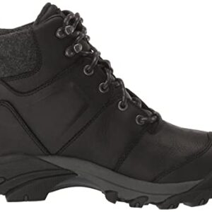 KEEN Men's Targhee 2 Waterproof Insulated Hiking Boot, Black/Black, 12